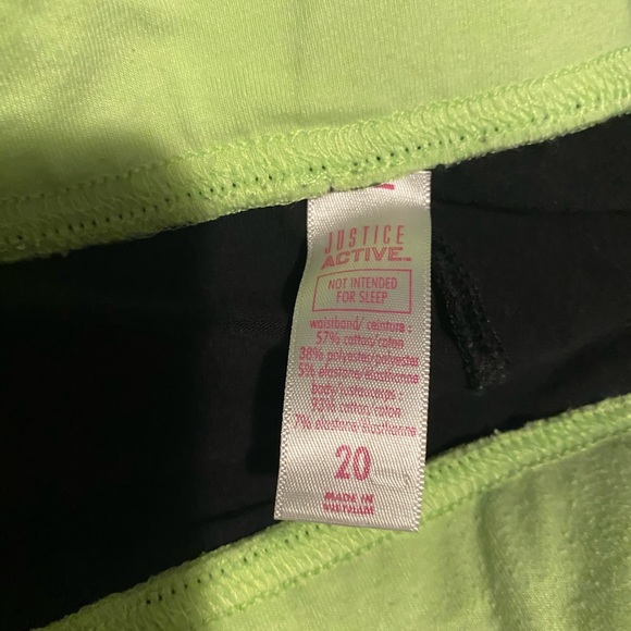 Justice 20 Gymnast leggings - Picture 2 of 2